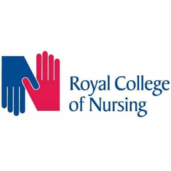 Royal College of Nurses logo.